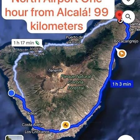 Homestay Alcamar Privada Con Bano Compartido Cerca Al Mar! Alcala (Tenerife)